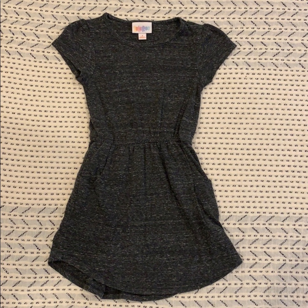 LulaRoe Gray Dress with pockets